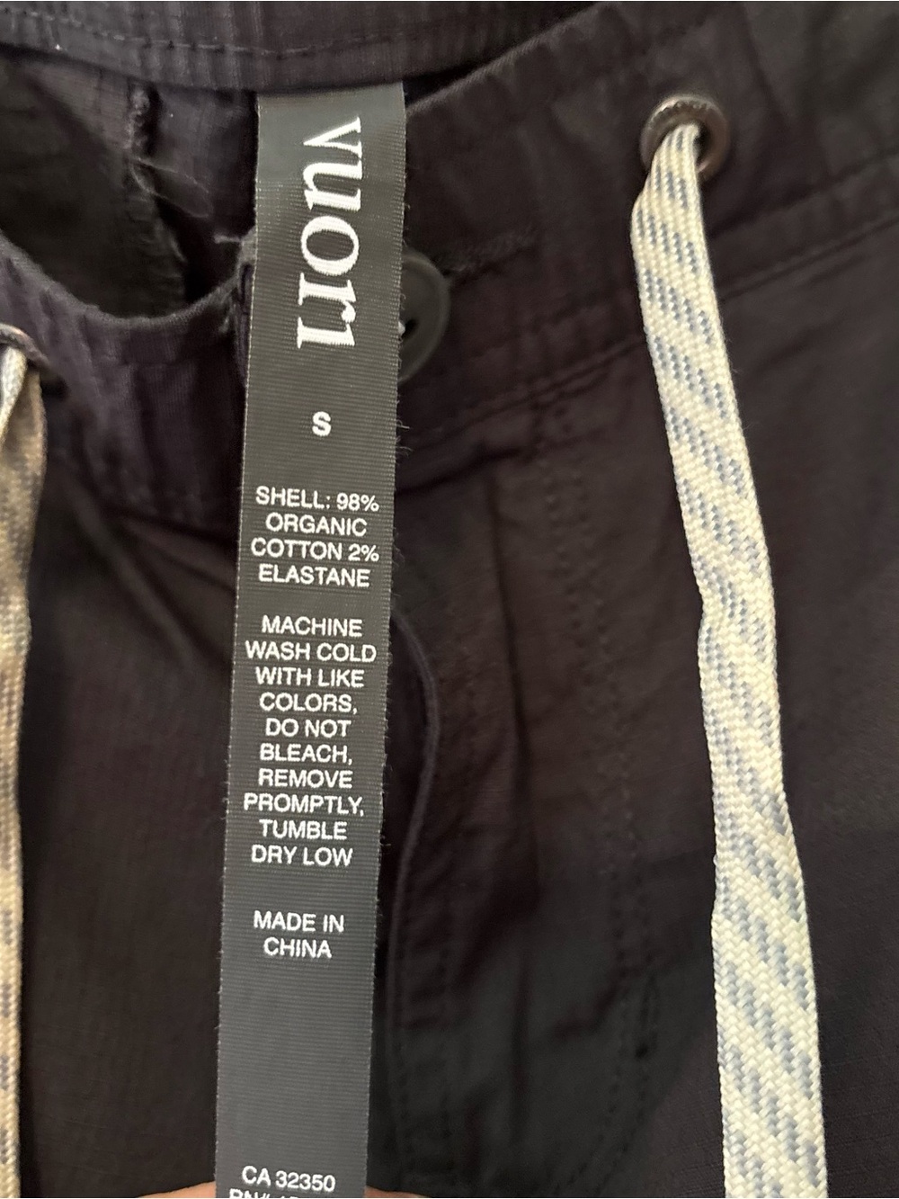 Vuori Cotton Hiking Outdoor Pants Small Like New - Picture 3 of 4